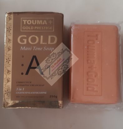 TOUMA + GOLD Lightening Beauty Soap