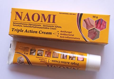 NAOMI Anti-fungal Antibacterial Anti-inflammatory Cream NAOMI