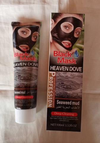 Moisturizing And Nourishing Exfoliating Face Cream BLACK MASK Heaven Dove