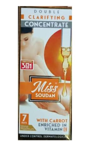 MISS SUDAN Double Concentrate Super Lightening With Vitamin E Carrot Extract