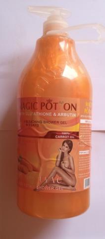 MAGIC POTION Whit Glutathione-Arbutin In 5 Days Bleaching Shower Gel