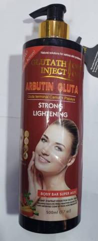 ARBUTIN GLUTA Super Lightening Glutathione Injection With Carrot And Papaya Body Lotion