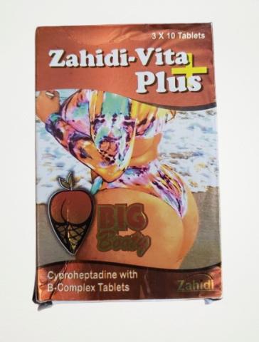 ZAHIDI VITA PLUS BIG BOOTY Pills For Hip And Butt Enhancement