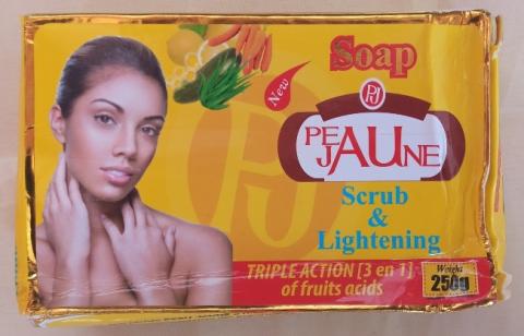 Triple Action Lightening And Exfoliating Soap With Fruits Acids PEAU JAUNE