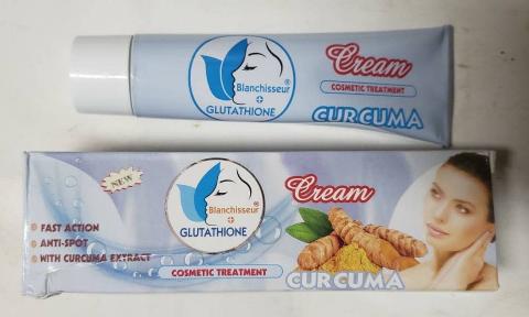 GLUTATHIONE WHITENER Tube Cream With Multi-vitamins Clarifying Anti-dark spots Turmeric