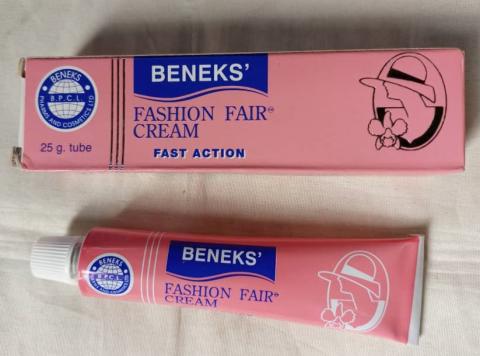 BENEKS ' Lightening Cream Tube Fashion Fair Fast Action