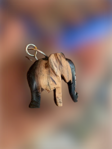 Wooden Key Ring Carved By Artisans