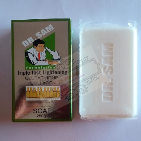 Dr.Sam Triple Faste Lightening Glutathione + Collagen Soap