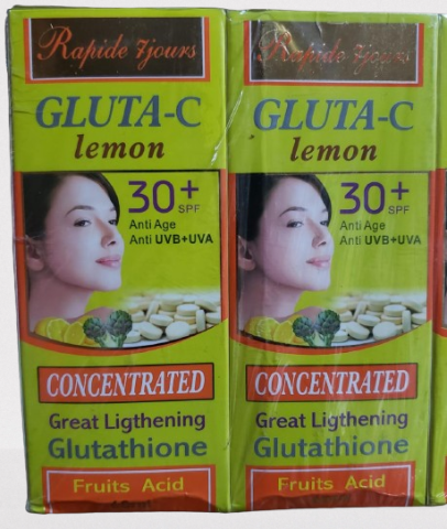 “GLUTA-C” Super Lightening Serum, Rapid Moisturizing In 7 Days Based on Lemon
