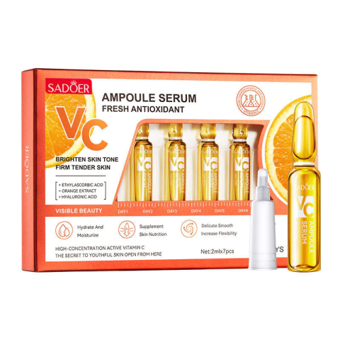 SADOER VC Non-Injectable Vitamin C Anti Wrinkle Whitening Face Ampoule