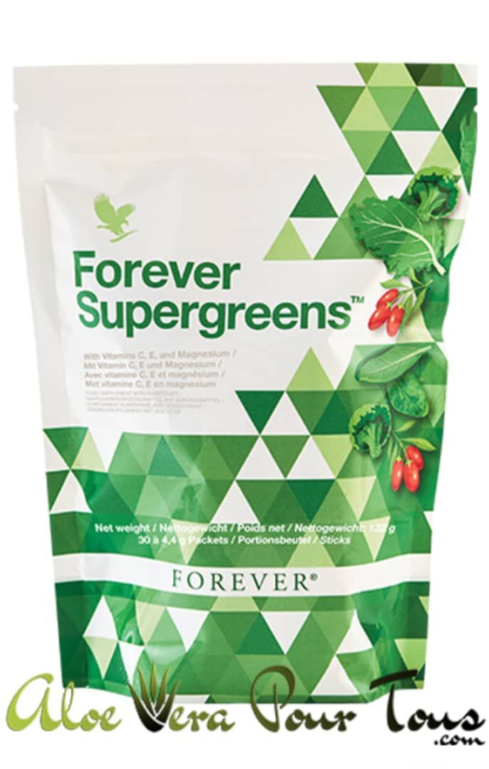 "FOREVER SUPERGREENS" Food Supplement