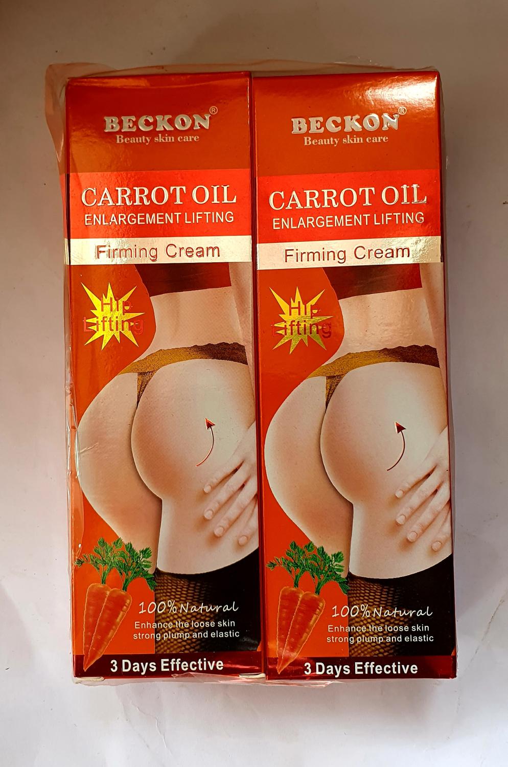 "BECKON" Carrot Oil-Based Hip Enlarging And Firming Cream