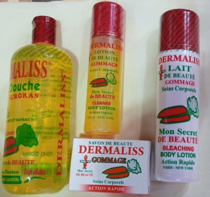 "DERMALISS" Lightening Exfoliating And Whitening Body Care Range With Carrot
