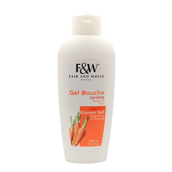 "FAIR & WHITE" Super Lightening Carrot Shower Gel