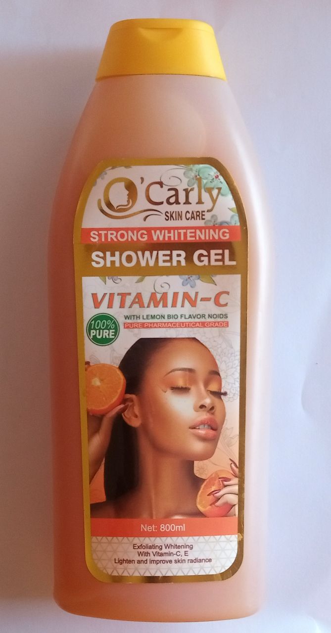 Gel Douche Super Eclaircissant Vitamine C "O'CARLY STRONG"
