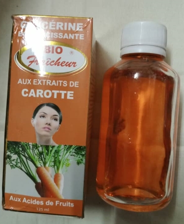 Glycérine Eclaircissante Bio Fraicheur Aux Extrait De Carotte Et Aux Acides De Fruits