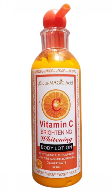"GLUTA MAGIC ACID" Vitamin C Lightening Body Lotion
