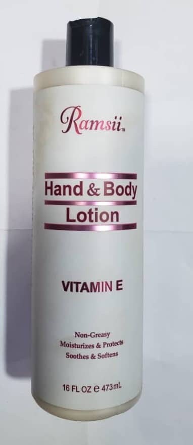 "RAMSII" Moisturizes Protects Soothes Softens Body Lotion