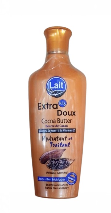 Lait Hydratant Et Traitant Au Beure De Cacao "EXTRA DOUX"