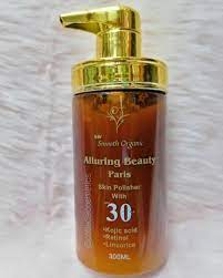 Alluring Beauty skin polishing lotion with SPF 30