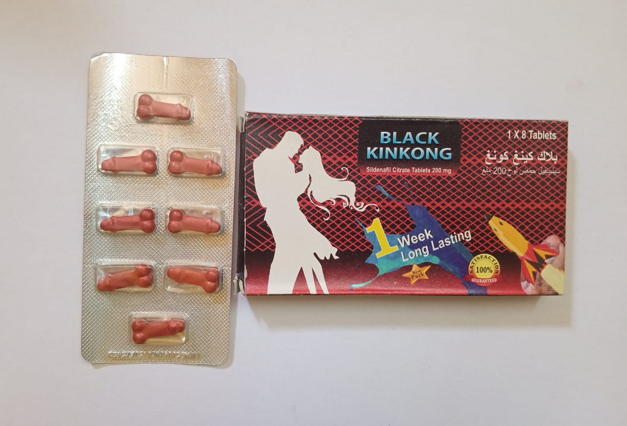 Pilules Pour L'amélioration Et Durcissement De Sexe "BLACK KINKONG"