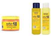 Gamme Antipelliculaire Pour Tout Type De Cheveux "Sulfur-18"