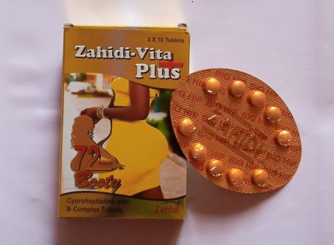 Pilules d'amélioration De La hanche et des Fesses ZAHIDI VITA PLUS 72 BOOTY
