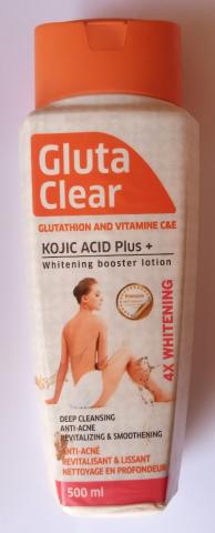Lait Corporel Super Eclaircissant Kojic Acid Plus Glutathion Et Vitamine C&E GLUTA CLEAR