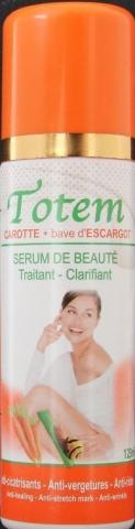Sérum De Beauté Traitant, Clarifiant Anti-cicatrisants Aux Extraits De Carotte & Bave D’escargot Totem